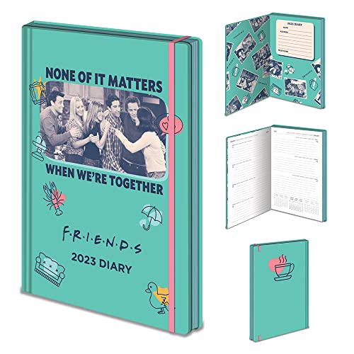 FRIENDS Terminplaner 2023, A5 Hardcover, Wochenplaner (Together Design) – Offizieller Merchandise-Artikel (UTPM4546_1) von Friends