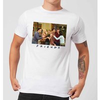 Friends Cast Shot Herren T-Shirt - Weiß - S von Friends