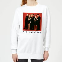 Friends Character Pose Damen Pullover - Weiß - S von Friends