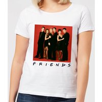 Friends Character Pose Damen T-Shirt - Weiß - L von Friends