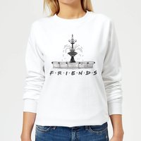Friends Fountain Sketch Damen Pullover - Weiß - M von Friends