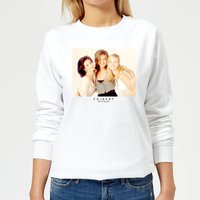 Friends Girls Damen Pullover - Weiß - M von Friends