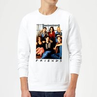 Friends Group Photo Sweatshirt - White - S von Friends