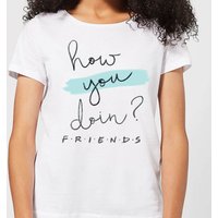 Friends How You Doin? Damen T-Shirt - Weiß - L von Friends