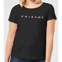 Friends Logo Contrast Women's T-Shirt - Black - 3XL von Friends