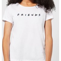 Friends Logo Damen T-Shirt - Weiß - XXL von Friends