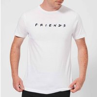 Friends Logo Herren T-Shirt - Weiß - 5XL von Friends