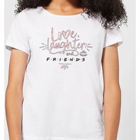 Friends Love Laughter Damen T-Shirt - Weiß - XL von Friends