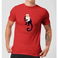 Friends Marcel The Monkey Men's T-Shirt - Red - S von Friends