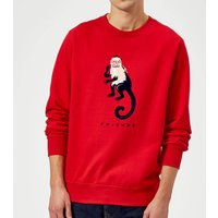 Friends Marcel The Monkey Sweatshirt - Red - S von Friends