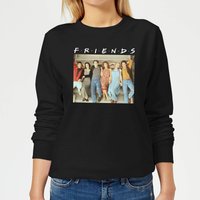 Friends Retro Character Shot Damen Pullover - Schwarz - XXL von Friends