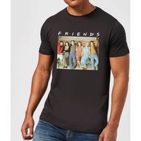 Friends Retro Character Shot Herren T-Shirt - Schwarz - XXL von Friends