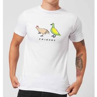 Friends The Chick And The Duck Men's T-Shirt - White - XL von Friends