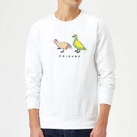 Friends The Chick And The Duck Sweatshirt - White - S von Friends