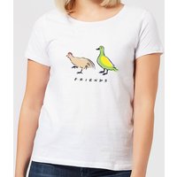 Friends The Chick And The Duck Women's T-Shirt - White - M von Friends