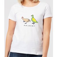 Friends The Chick And The Duck Women's T-Shirt - White - S von Friends