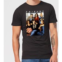 Friends Vintage Character Shot Herren T-Shirt - Schwarz - 3XL von Friends