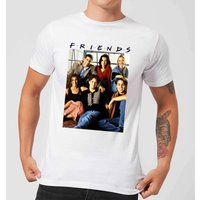 Friends Vintage Character Shot Herren T-Shirt - Weiß - 5XL von Friends
