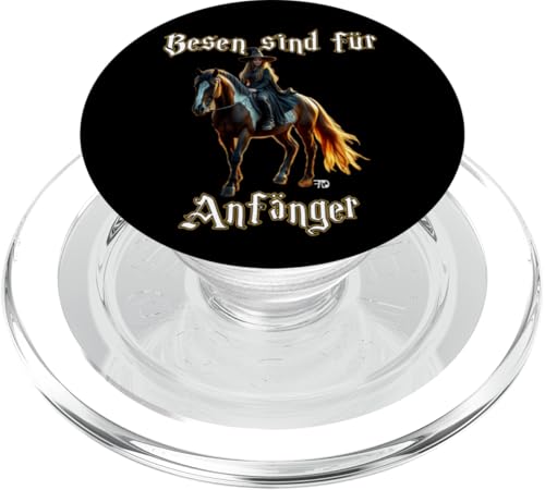 Besen sind für Anfänger, lustiges Hexen und Pferde PopSockets PopGrip für MagSafe von Frieser Designs