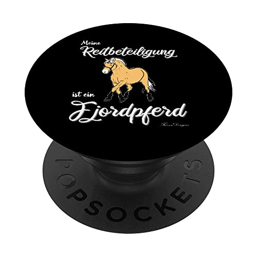 Meine Reitbeteiligung ist ein Norwegisches Fjordpferd, süßes PopSockets mit austauschbarem PopGrip von Frieser Designs