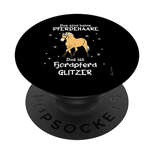 Norwegisches Fjordpferd Glitzer, keine Haare, Pferde Spruch PopSockets mit austauschbarem PopGrip Norwegisches Fjordpferd Glitzer, keine Haare, Pferde Spruch PopSockets mit austauschbarem PopGrip von Frieser Designs