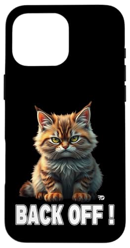 Süße Katze mit schlechter Laune, Back off, lustiges Hülle für iPhone 16 Pro Max Süße Katze mit schlechter Laune, Back off, lustiges Hülle für iPhone 16 Pro Max von Frieser Designs