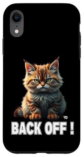 Süße Katze mit schlechter Laune, Back off, lustiges Hülle für iPhone XR Süße Katze mit schlechter Laune, Back off, lustiges Hülle für iPhone XR von Frieser Designs