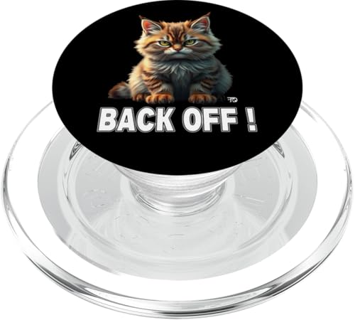 Süße Katze mit schlechter Laune, Back off, lustiges PopSockets PopGrip für MagSafe Süße Katze mit schlechter Laune, Back off, lustiges PopSockets PopGrip für MagSafe von Frieser Designs
