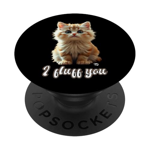Süßes rotes Kätzchen das dich richtig fluffig findet PopSockets Klebender PopGrip Süßes rotes Kätzchen das dich richtig fluffig findet PopSockets Klebender PopGrip von Frieser Designs