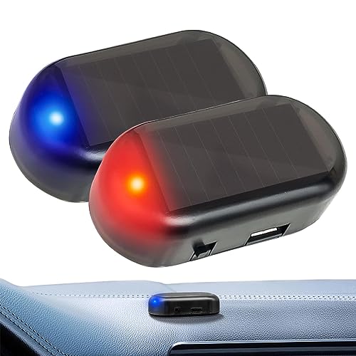 Auto-Alarm-LED-Licht, Dummy-Alarm-LED- , simuliertes Diebstahlsicherungslicht, gefälschte Lampe mit USB-Anschluss für die meisten Autos Frifer von Frifer