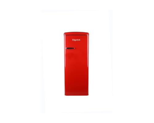 Frigelux RF218RRA++ Kühlschrank mit Gefrierfach 218 l, Gefrierteil 23 l, automatische Abtauung, freistehend, Vintage-Stil 50er Jahre, Rot Frigelux RF218RRA++ Kühlschrank mit Gefrierfach 218 l, Gefrierteil 23 l, automatische Abtauung, freistehend, Vintage-Stil 50er Jahre, Rot von Frigelux