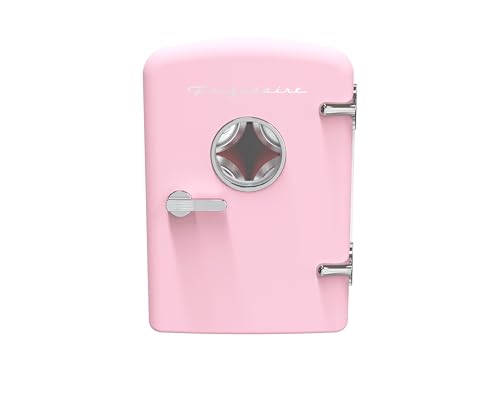 Frigidaire EFMIS175-PINK Tragbarer Mini-Kühlschrank, Retro, extra groß, 9 Dosen, kompakter Kühlschrank, Rosa, 6 Liter Frigidaire EFMIS175-PINK Tragbarer Mini-Kühlschrank, Retro, extra groß, 9 Dosen, kompakter Kühlschrank, Rosa, 6 Liter von Frigidaire
