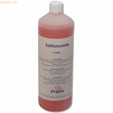Fripa Flüssigseife 1 Liter passend für Fripa Seifenspender Fripa Flüssigseife 1 Liter passend für Fripa Seifenspender von Fripa