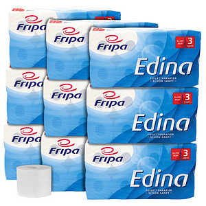 Fripa Toilettenpapier Edina 3-lagig, 72 Rollen von Fripa