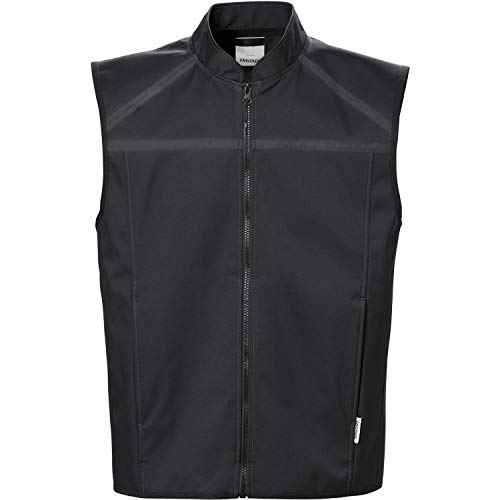 FRISTADS Softshelljacke Fusion ärmellos Farbe schwarz Gr. S 100% Polyester von Fristads