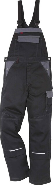 Fristads Icon Two Latzhose 100 9 Luxe Groesse C54 Schwarz/Gra von Fristads