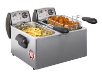 Fritel FR 1850 DUO, Fritteuse, 6 l, 150 °C, 190 °C, Doppel, Edelstahl von Fritel