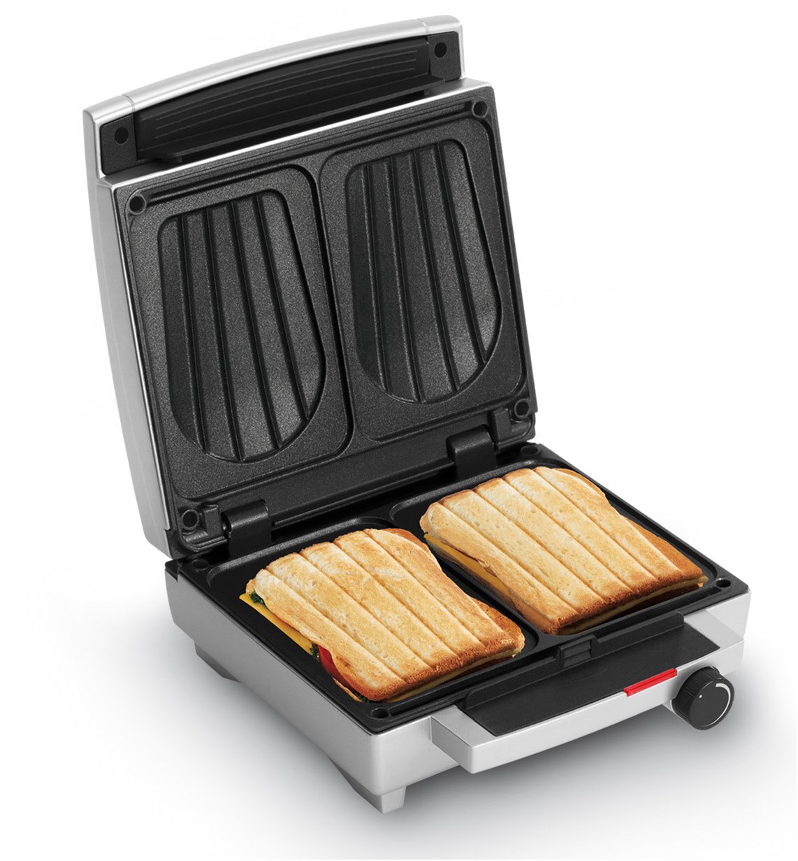 SW 1450 Sandwichmaker silber metallic/chrome von Fritel