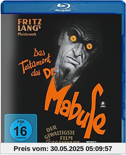 Das Testament des Dr. Mabuse [Blu-ray] von Fritz Lang