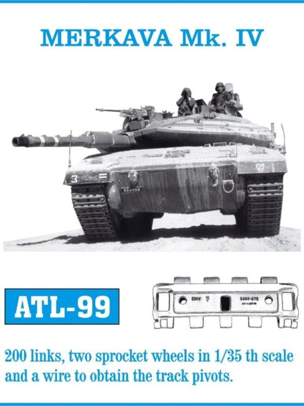 Merkava Mk. IV Einzelkettenglieder Merkava Mk. IV Einzelkettenglieder von Friulmodel