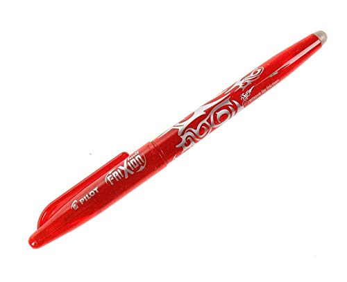 Frixion Red Pilot Tintenroller, radierbar, 0,7 mm Spitze, BL-FR7, 3 Stück von Frixion