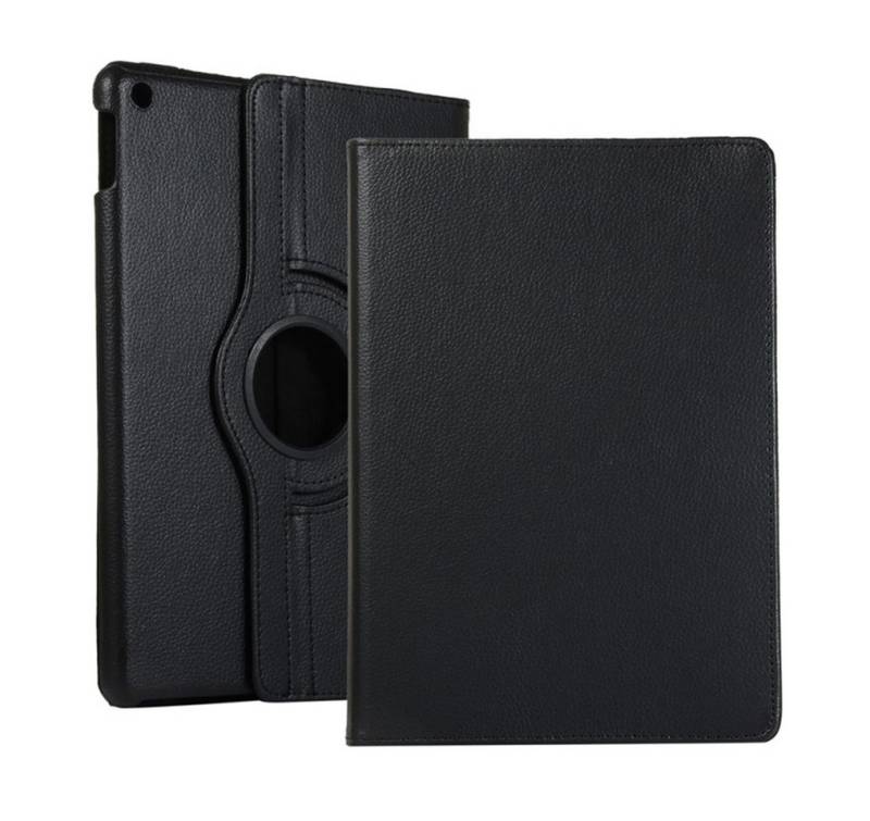 Kevin Frotscher (FroShop) Tablet-Hülle Schutzhülle für Apple iPad 10.2" 7/8/9 Generation (2021/2020/2019), 360 schwenkbar Hülle Etui Smart Cover Tasche - Farbe SCHWARZ von Kevin Frotscher (FroShop)