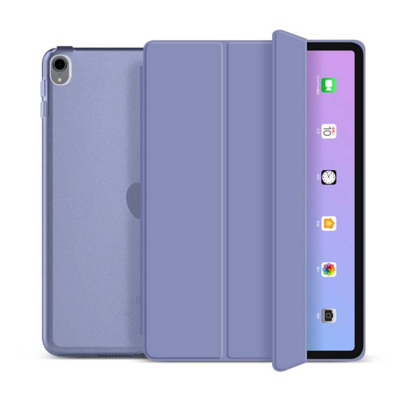 Kevin Frotscher (FroShop) Tablet-Hülle Schutzhülle für Apple iPad 11" 11 Generation 2025 / iPad 10.9" 10 Gen. & für Apple iPad 10.9" 10. Generation 2022 Wake Up / Sleep Funktion, Hülle Etui Smart Cover Tasche - Farbe LILA von Kevin Frotscher (FroShop)