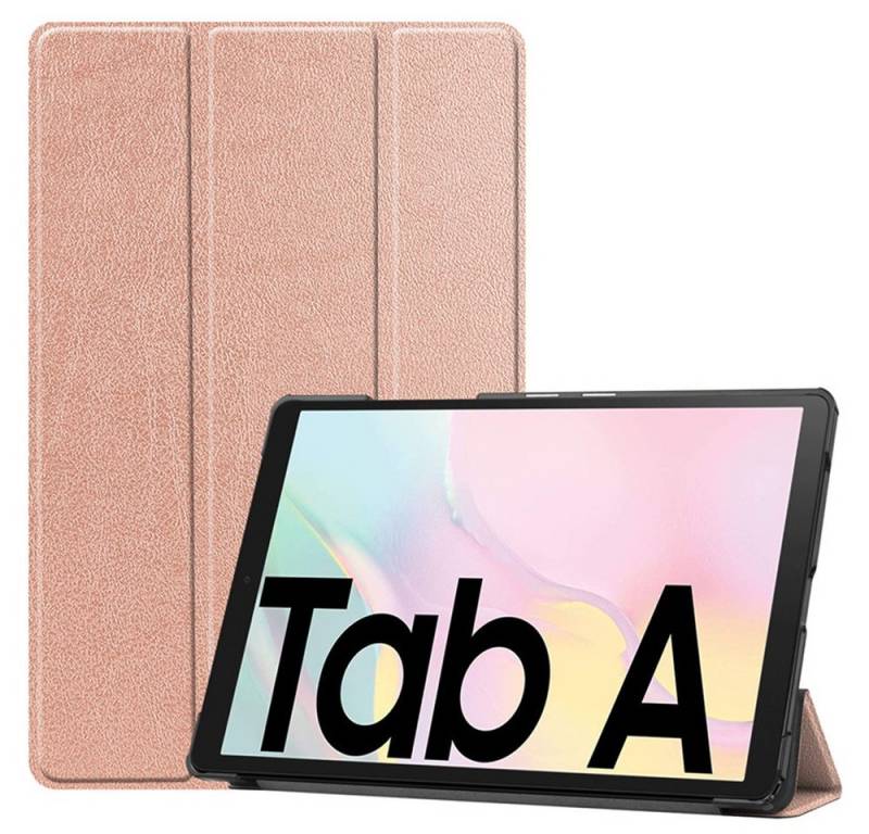 Kevin Frotscher (FroShop) Tablet-Hülle Schutzhülle für Samsung Galaxy Tab A7 10.4" SM-T500 T505 T507, Wake Up / Sleep Smart Cover SM-T500 SM-T505 SM-T507 - Farbe ROSE GOLD von Kevin Frotscher (FroShop)
