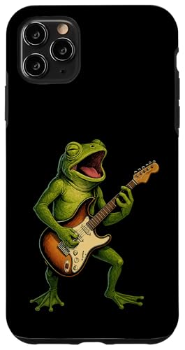 Frosch E-Gitarre Musikliebhaber Gitarristen Jungen Mädchen Hülle für iPhone 11 Pro Max Frosch E-Gitarre Musikliebhaber Gitarristen Jungen Mädchen Hülle für iPhone 11 Pro Max von FrogAxis1