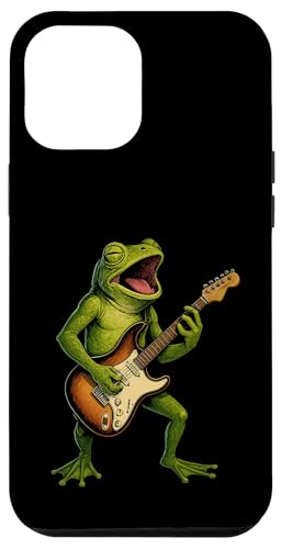 Frosch E-Gitarre Musikliebhaber Gitarristen Jungen Mädchen Hülle für iPhone 12 Pro Max Frosch E-Gitarre Musikliebhaber Gitarristen Jungen Mädchen Hülle für iPhone 12 Pro Max von FrogAxis1