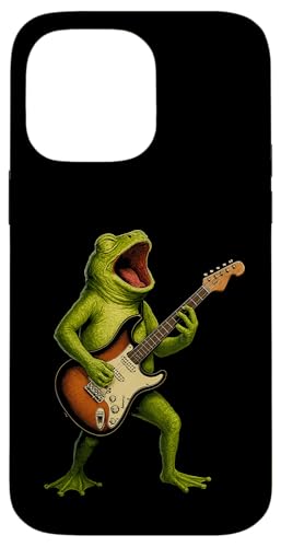 Frosch E-Gitarre Musikliebhaber Gitarristen Jungen Mädchen Hülle für iPhone 14 Pro Max Frosch E-Gitarre Musikliebhaber Gitarristen Jungen Mädchen Hülle für iPhone 14 Pro Max von FrogAxis1