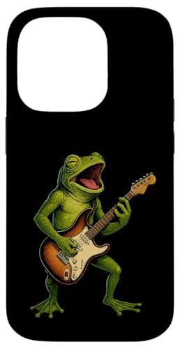 Frosch E-Gitarre Musikliebhaber Gitarristen Jungen Mädchen Hülle für iPhone 14 Pro Frosch E-Gitarre Musikliebhaber Gitarristen Jungen Mädchen Hülle für iPhone 14 Pro von FrogAxis1