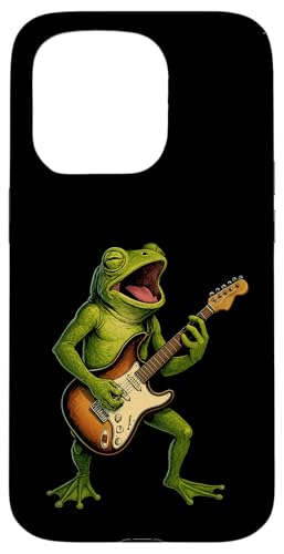 Frosch E-Gitarre Musikliebhaber Gitarristen Jungen Mädchen Hülle für iPhone 15 Pro Frosch E-Gitarre Musikliebhaber Gitarristen Jungen Mädchen Hülle für iPhone 15 Pro von FrogAxis1