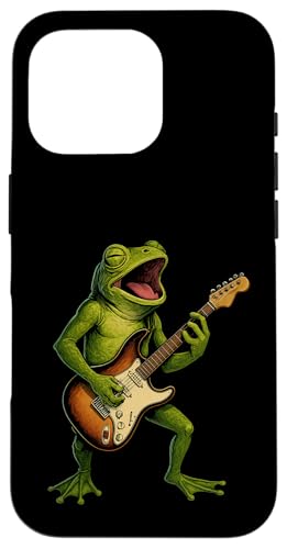 Frosch E-Gitarre Musikliebhaber Gitarristen Jungen Mädchen Hülle für iPhone 16 Pro Frosch E-Gitarre Musikliebhaber Gitarristen Jungen Mädchen Hülle für iPhone 16 Pro von FrogAxis1